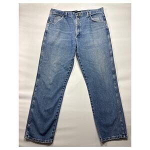 Wrangler George Strait Collection Men's Straight Leg Blue Jeans -38x32 (38x31.5)